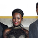 Actor Michael B. Jordan, Lupita Nyong’o, and Chadwick Boseman(Left to Right) arrive at the red carpet of the Seoul premiere of ‘Black Panther’ on February 5, 2018 in Seoul, South Korea.